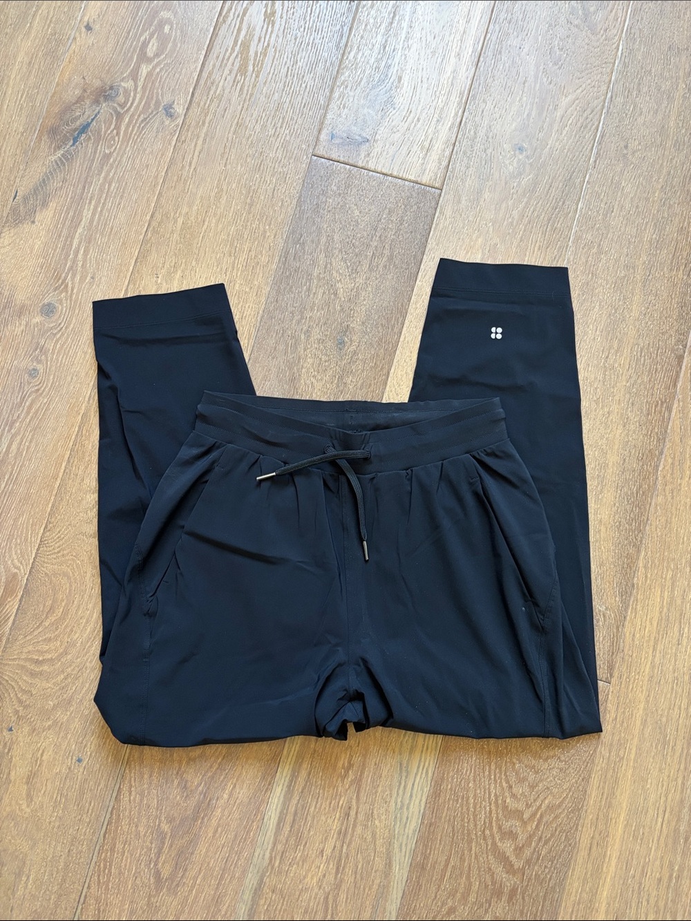Sweaty Betty Black Performance Pants with Drawstring